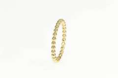 14K Yellow Gold Pandora Eternal Clouds Designer Stackable Ring