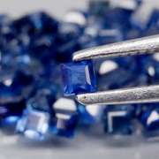 Heated only top blue 3.11ct Sapphire set