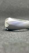 MENS MATTE FINISH WHITE GOLD RING WITH 2.05 CARATS ROUND BRILLIANT