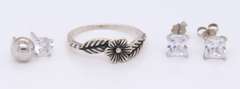Group Lot of 925 Sterling Silver Jewelry