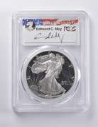 PR69 DCAM 1993-P American Silver Eagle Signed Moy PCGS