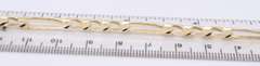 Fantastic Yellow Gold Figaro Link Chain Bracelet