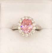 Beautiful Pink Sapphire Cocktail Ring