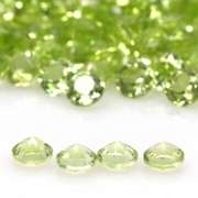 Diamond cut! Unheated! 12.26ct Peridot set