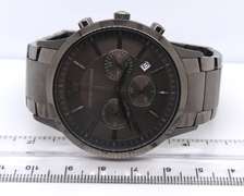 Armani Renato Quartz 42mm Gunmetal Grey Steel Watch