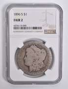 FAIR 2 1896-S Morgan Silver Dollar NGC Lowball Low Ball