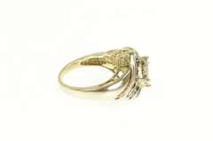 10K Yellow Gold 1.00 Ctw Invisible Set Diamond Engagement Ring