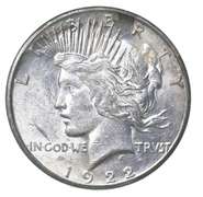 1922-S Peace Silver Dollar