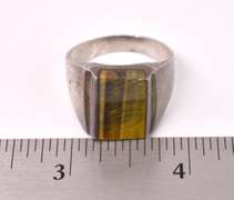 Mysterious Gem Set In Sterling Ring