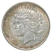 1922-D Peace Silver Dollar - Great Color/Tone