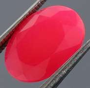 Brilliant 1.33ct faceted flamingo pink Opal
