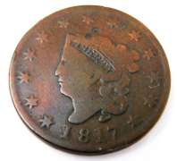 Rare 1817 U.S. Large Cent Coin
