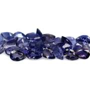 Gorgeous 9.17ct high luster blue violet Iolite set