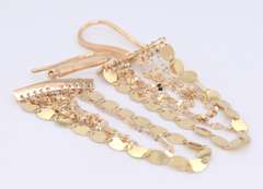 Favorite Yellow Gold Lana Nude Cascade Dangle Earrings
