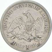 1864-S Seated Liberty Half Dollar