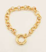 Beautiful 18kt Gold Plated Greek Key Design Bracelet