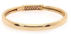 Van Cleef & Arpel 0.75ctw Diamond Bangle Bracelet in 18K