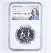 PF69 1956 Franklin Half Dollar - Type 2 - Graded NGC