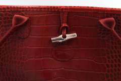 Longchamp Red Leather Purse