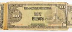 WWII Short Snorter - China, Japan, United States - 5 Total Notes
