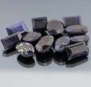 Heavy 111.10ct cobalt blue Sapphire set from Madagascar