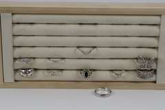 Sterling Silver Curated Ring Assortment Various Sizes & Styles (10 Ring Lot)