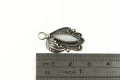 Sterling Silver Native American Mother of Pearl Navajo Charm/Pendant