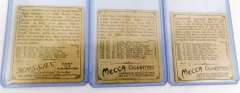 3 Early Boxing Tobacco Trade Cards