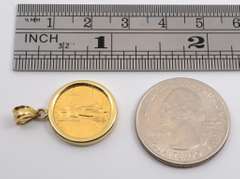 American Eagle $5 Gold Piece Pendant
