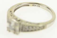 10K White Gold 0.83 Ctw Princess VS Diamond Engagement Ring