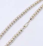 Vintage 925 Sterling Silver Ball Necklace
