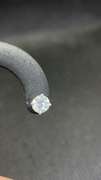 1.80 CARATS T.W. CONFLICT FREE LAB GROWN ROUND BRILLIANT CUT DIAMOND STUD EARRINGS IN 14K WHITE GOLD WITH SCREWBACKS