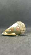 14K YELLOW GOLD MENS RING WITH 4.71 T.C.W ROUND DIAMONDS CHAMPIONSHIP STYLE RING