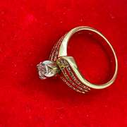 CERTIFIED BRAND NEW 14K GOLD AND DIAMOND RING
