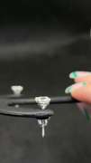 1.80 CARATS T.W. CONFLICT FREE LAB GROWN ROUND BRILLIANT CUT DIAMOND STUD EARRINGS IN 14K WHITE GOLD WITH SCREWBACKS