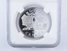 PF70 UCAM 1981 Canada $1 Silver - Trans-Canada Railway - Graded NGC