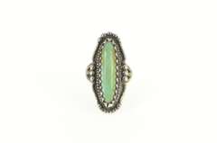 Sterling Silver Southwestern Turquoise Cabochon Statement Ring