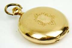 Antique 14K Gold Ladies Pocket Watch, Runs