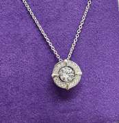 Platinum over 925 non tarnish Sterling silver daily wear Pendant