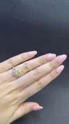 FANCY YELLOW .80 CT MARQUI DIAMOND ENGAGEMENT RING