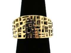 Stunny Handmade 14k Gold Italian Ring