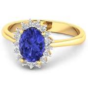 14 Kt White Gold Aquamarine Earrings