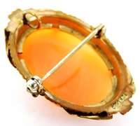 Early Gold Filled Pin/Pendant Cameo