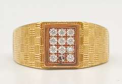 14kt Solid Yellow & Rose Gold Men's Ring