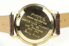 10K 1960's Lord Elgin Ford Retirement Vintage Men's Watch