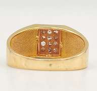 14kt Solid Yellow & Rose Gold Men's Ring