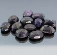 Heavy 104.11ct cobalt blue Sapphire set from Madagascar