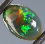 Patchwork patterned 2.38ct Welo Black Opal