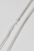 Sterling Silver Flexible Round Snake Chain 5mm 925 Italy New Necklace 22"