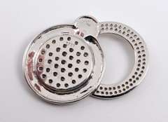 Unique 14k Diamond Pendant with Movement